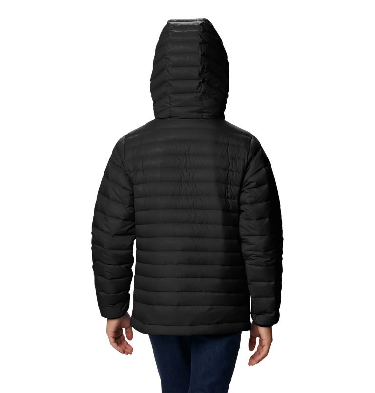 Thumbnail: Youth Glen Alpine Youth Down Hoody, Color: Black, image 2