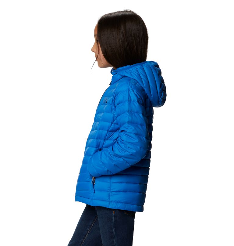 Thumbnail: Glen Alpine Youth Down Hoody | 438 | XS, Color: Altitude Blue, image 3