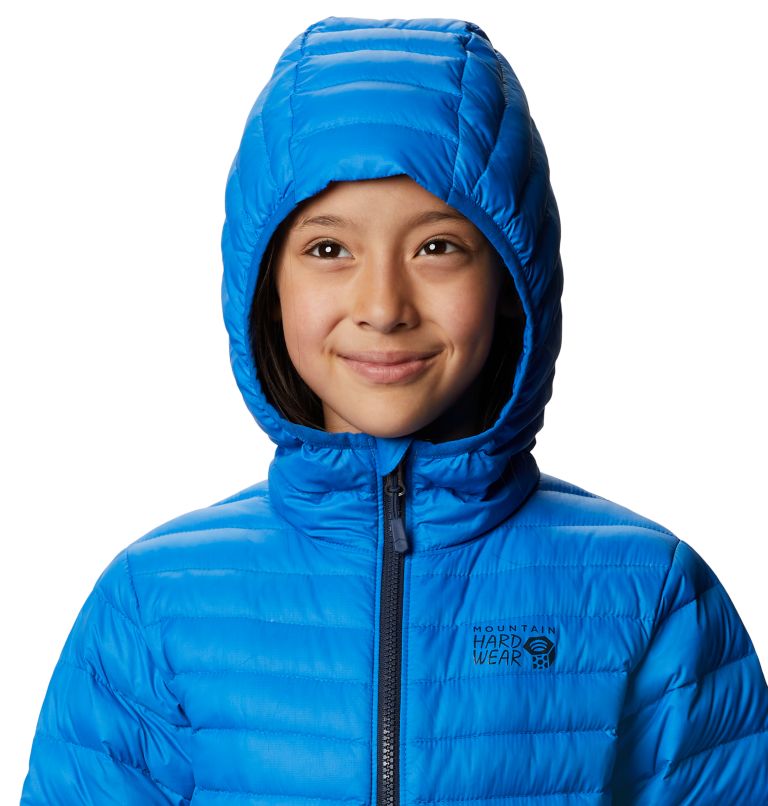 Glen Alpine Youth Down Hoody | 438 | XS, Color: Altitude Blue, image 4