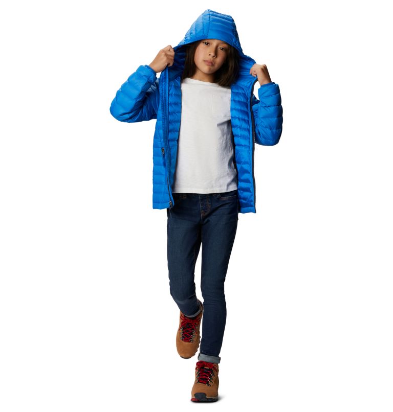 Glen Alpine Youth Down Hoody | 438 | M, Color: Altitude Blue, image 5