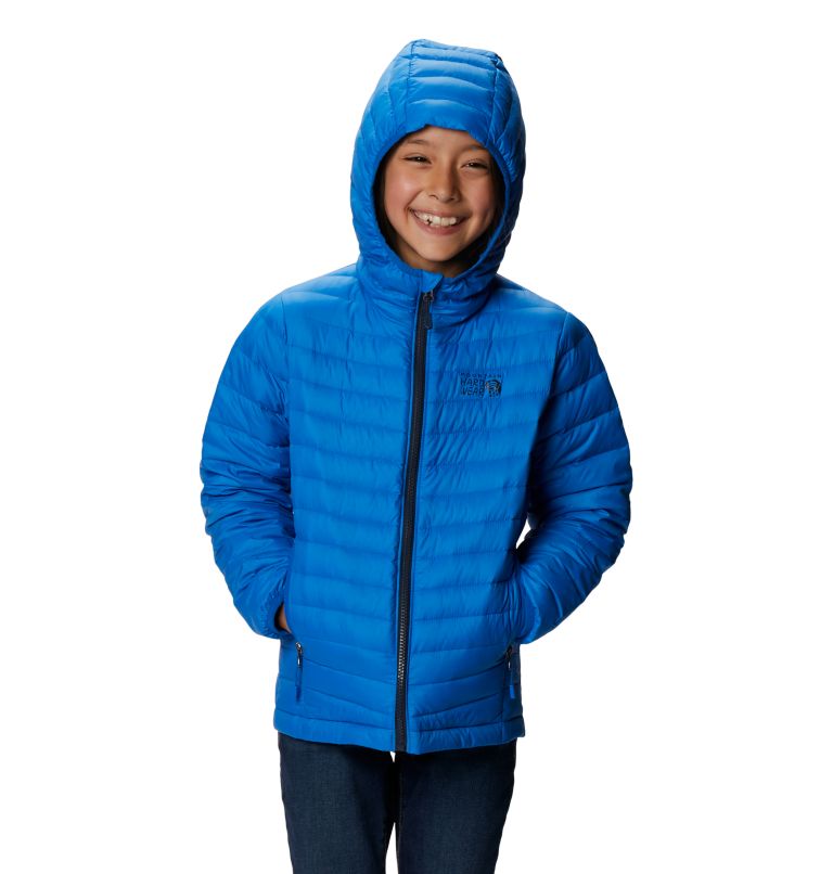 Thumbnail: Youth Glen Alpine Youth Down Hoody, Color: Altitude Blue, image 6
