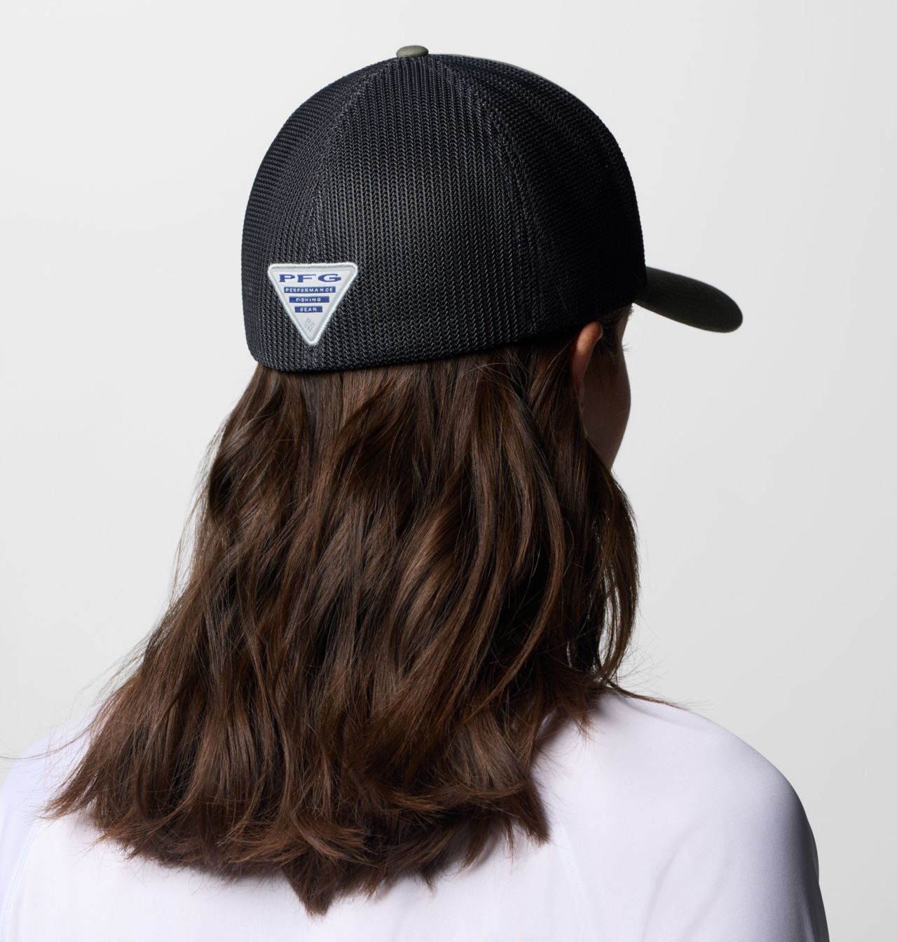 PFG Mesh™ Leather Fish Flag™ Ball Cap 5