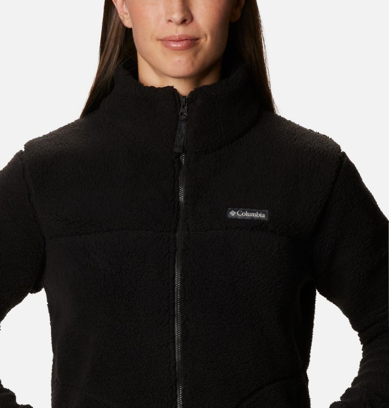 Thumbnail: Women's West Bend Full Zip Fleece Jacket, Color: Black, image 4