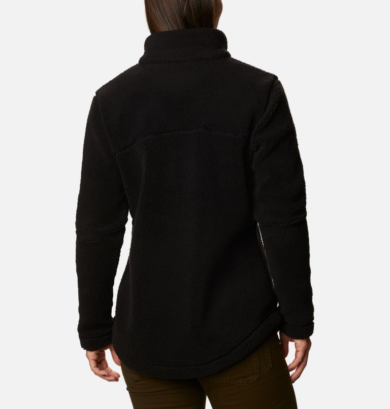 Women's West Bend Full Zip Fleece Jacket, Color: Black, image 2