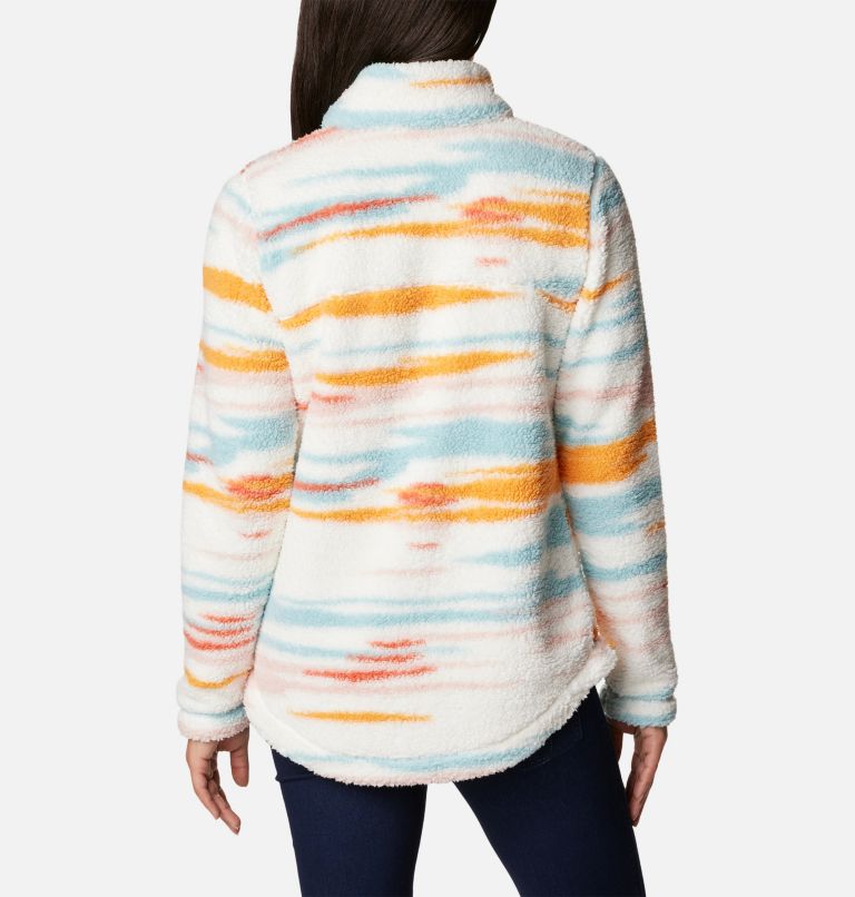 Thumbnail: Women's West Bend Full Zip Fleece Jacket, Color: Sea Salt Skyscape, image 2