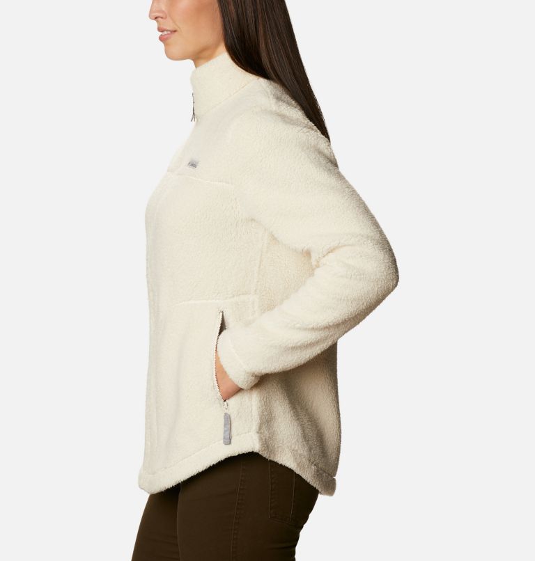 Thumbnail: Women's West Bend Full Zip Fleece Jacket, Color: Chalk, image 3