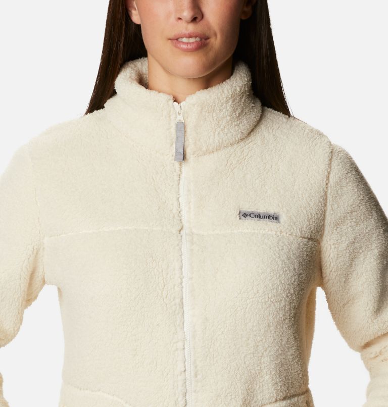 Women's West Bend Full Zip Fleece Jacket, Color: Chalk, image 4