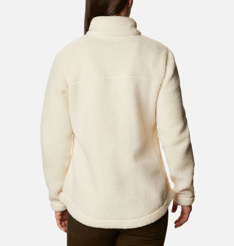 Thumbnail: Women's West Bend Full Zip Fleece Jacket, Color: Chalk, image 2
