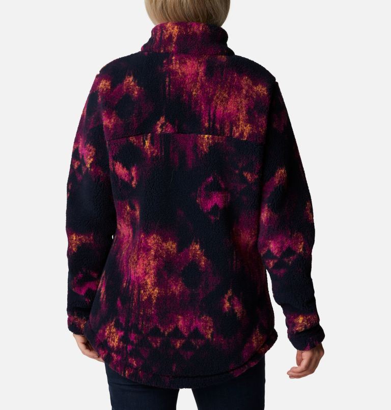 Women's West Bend Full Zip Fleece Jacket, Color: Dark Nocturnal Folk Blur, image 2