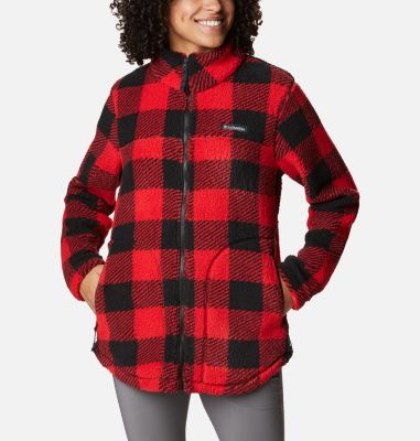 Forro polar sherpa largo Columbia Lodge™ para mujer