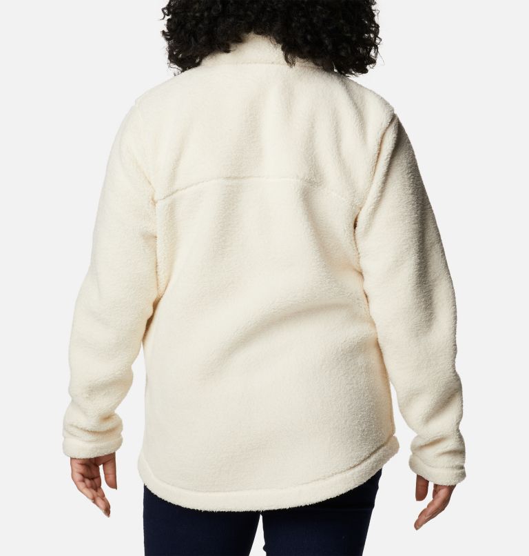 Thumbnail: Women's West Bend Full Zip Fleece Jacket - Plus Size, Color: Chalk, image 2