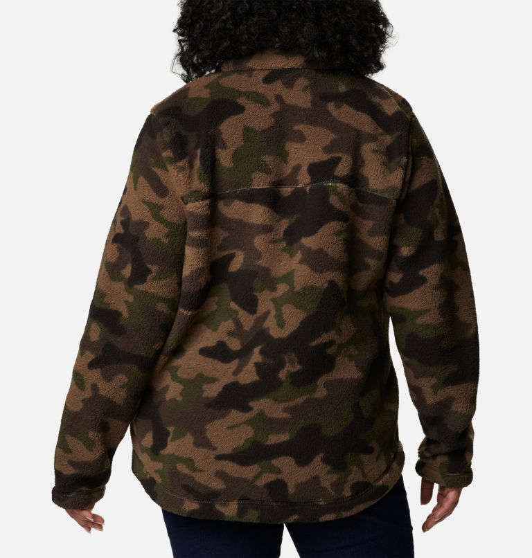 Women's West Bend Full Zip Fleece Jacket - Plus Size, Color: Cypress Trad Camo, image 2