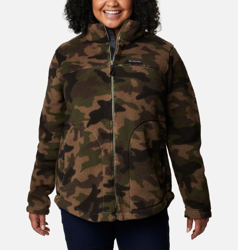 Columbia camo fleece jacket women's online