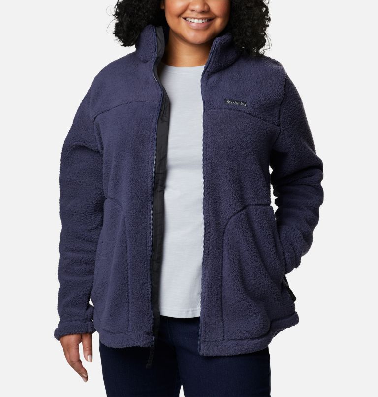 Women's West Bend Full Zip Fleece Jacket Plus Size Columbia Sportswear