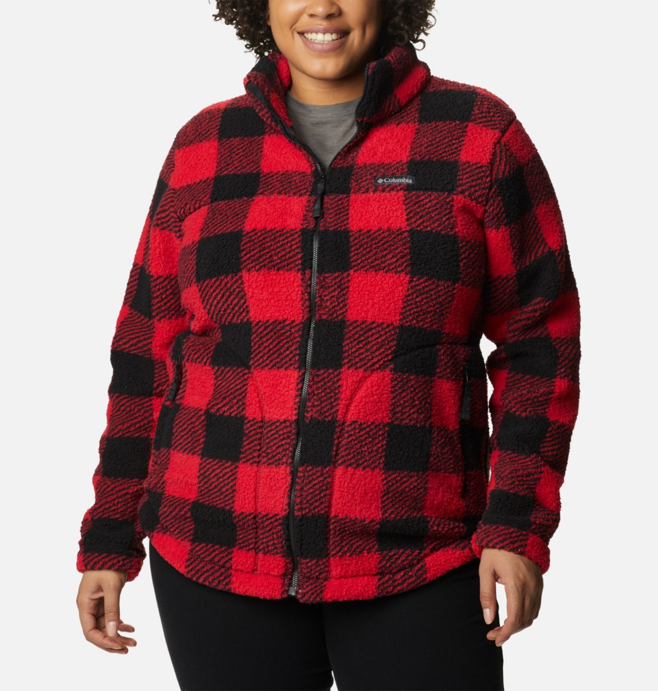 Manteau polaire à fermeture éclair West Bend Femme - Grandes tailles 1