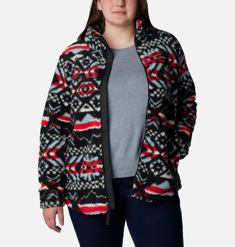 Plus size columbia outlet three lakes fleece jacket