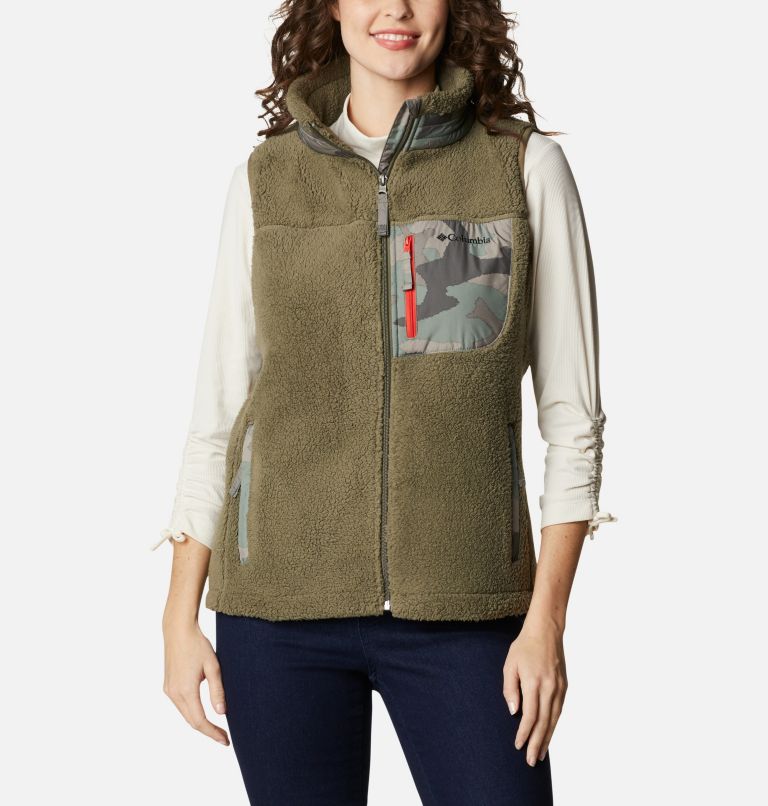 Veste sans manches West Bend Femme, Color: Stone Green, Cypress Trad Camo, image 1