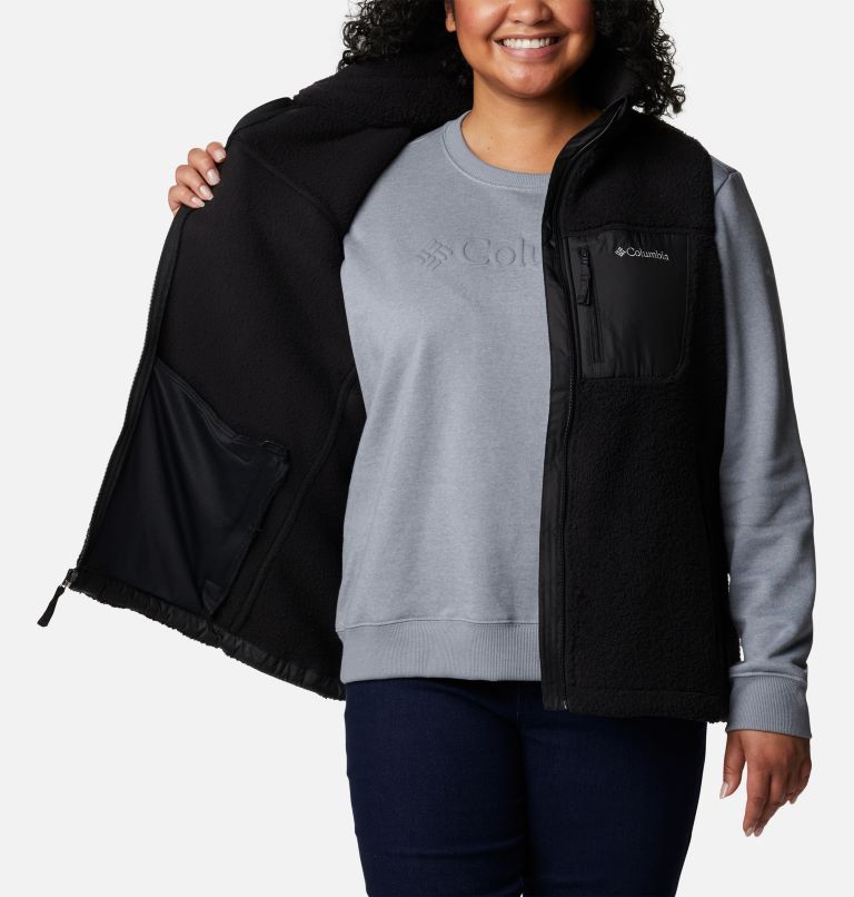 Thumbnail: Women's West Bend Vest - Plus Size, Color: Black, Black, image 5