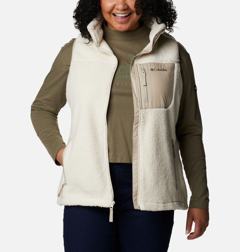 Women's West Bend Vest - Plus Size, Color: Chalk, Fossil