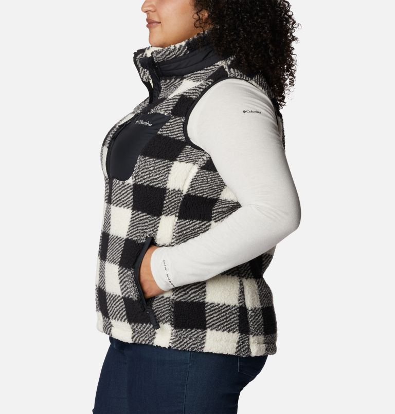 Women's West Bend Vest - Plus Size, Color: Chalk Check Print, image 3