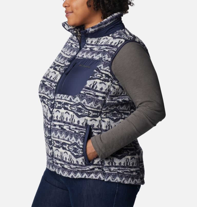 Women's West Bend Vest - Plus Size, Color: Nocturnal 80s Stripe Print, image 3