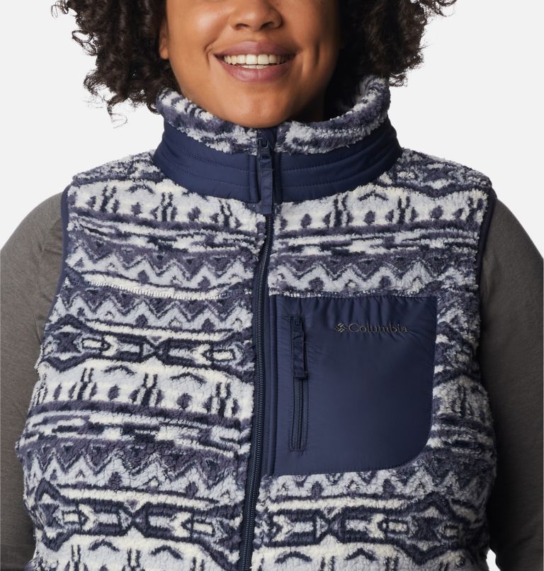 Women's West Bend Vest - Plus Size, Color: Nocturnal 80s Stripe Print, image 4