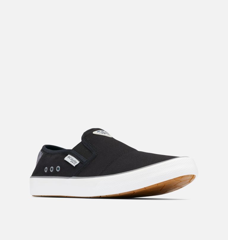 Men's PFG Slack Tide Slip Shoe, Color: Black, Ti Grey Steel, image 2