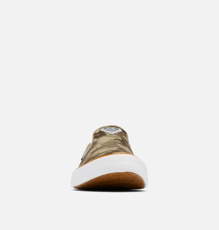 Men's PFG Slack Tide Slip Shoe, Color: Pebble, Gold Amber, image 7