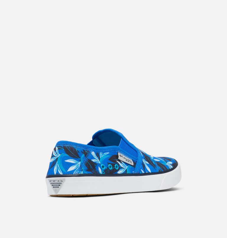 Thumbnail: Men's PFG Slack Tide Slip Shoe, Color: Blue Macaw, Ocean Blue, image 9