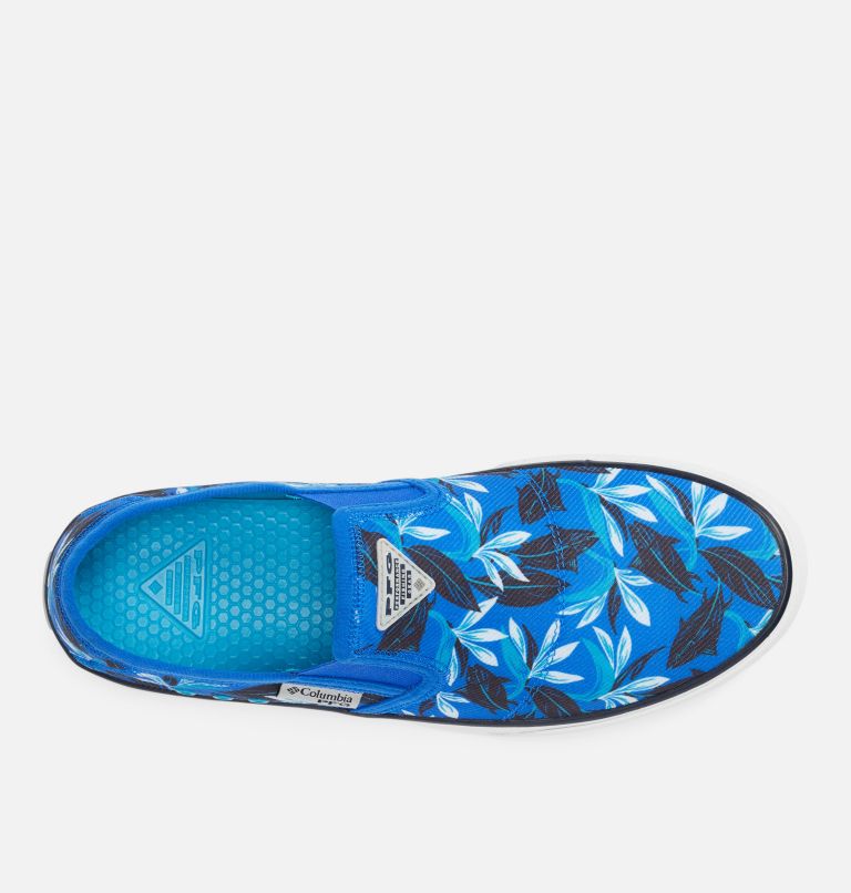 Thumbnail: Men's PFG Slack Tide Slip Shoe, Color: Blue Macaw, Ocean Blue, image 3
