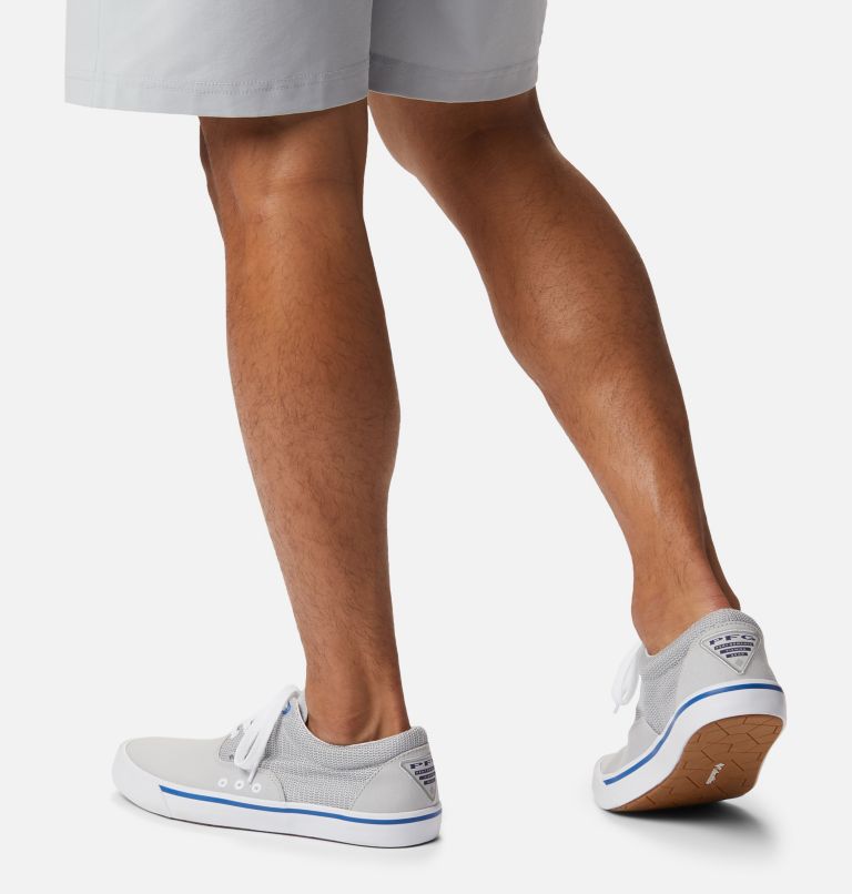 Men's PFG Slack Tide Lace Shoe, Color: Slate Grey, White, image 11