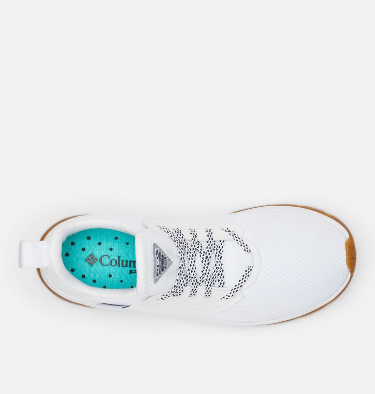 Women's PFG Tamiami Shoe, Color: White, Black, image 3