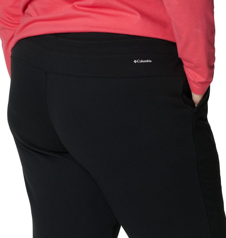 Women's Columbia Logo Fleece Jogger - Plus Size, Color: Black, image 5