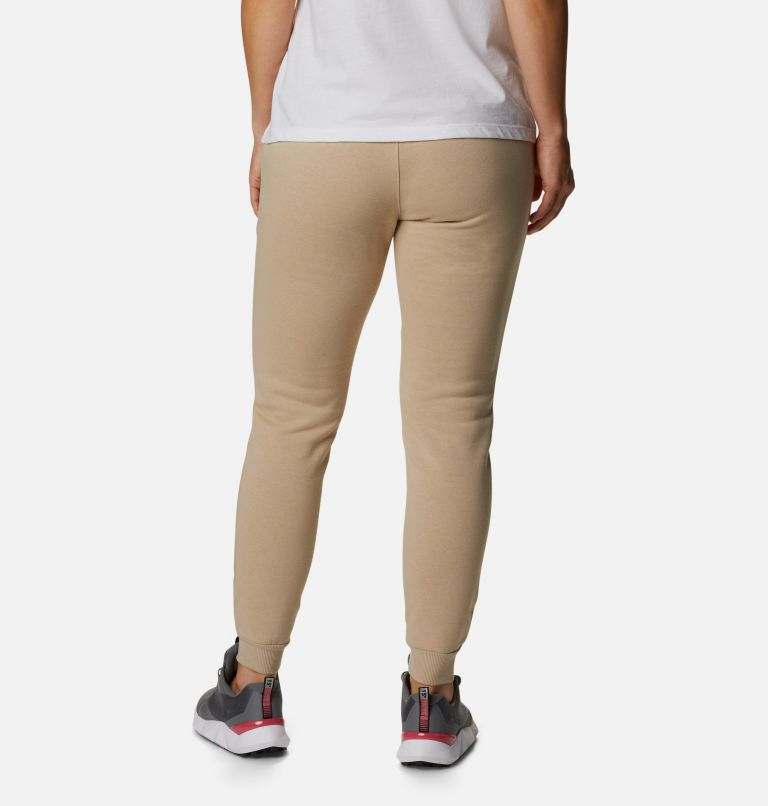 Pantalon de Jogging Logo en Polaire Femme, Color: Ancient Fossil, image 2