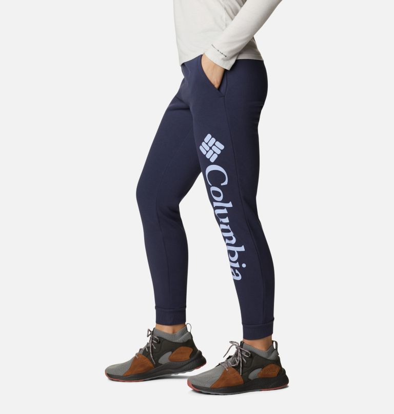 Pantalon de Jogging Logo en Polaire Femme, Color: Nocturnal, image 3