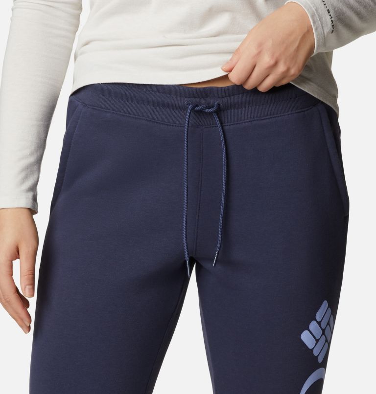 Pantalon de Jogging Logo en Polaire Femme, Color: Nocturnal, image 4