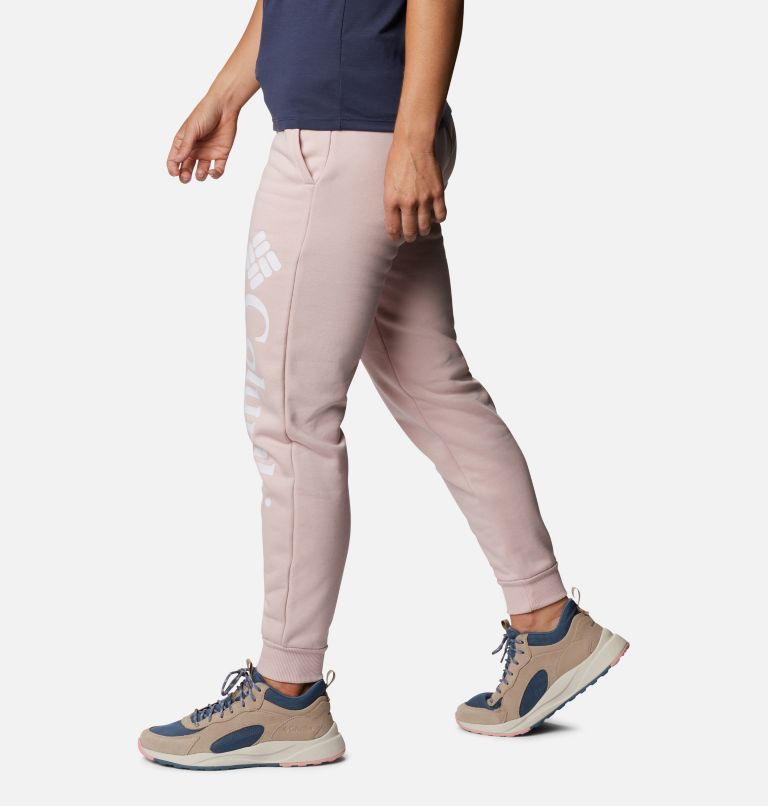 Columbia Logo Fleece Jogger | 618 | XS, Color: Mineral Pink, image 3