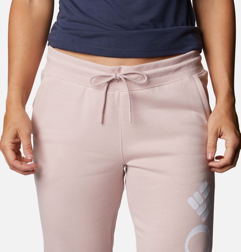 Columbia Logo Fleece Jogger | 618 | XS, Color: Mineral Pink, image 4
