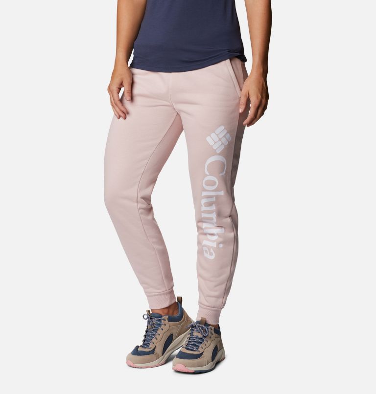 Columbia Logo Fleece Jogger | 618 | XS, Color: Mineral Pink, image 1