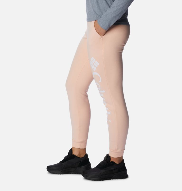 Columbia Logo Fleece Jogger | 890 | M, Color: Peach Blossom, image 3