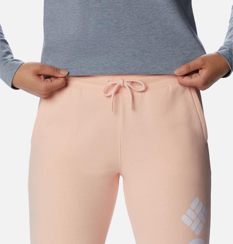Columbia Logo Fleece Jogger | 890 | M, Color: Peach Blossom, image 4