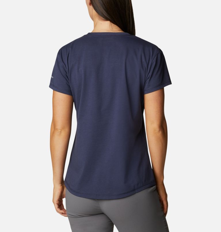 Women's Sun Trek T-Shirt, Color: Nocturnal, image 2