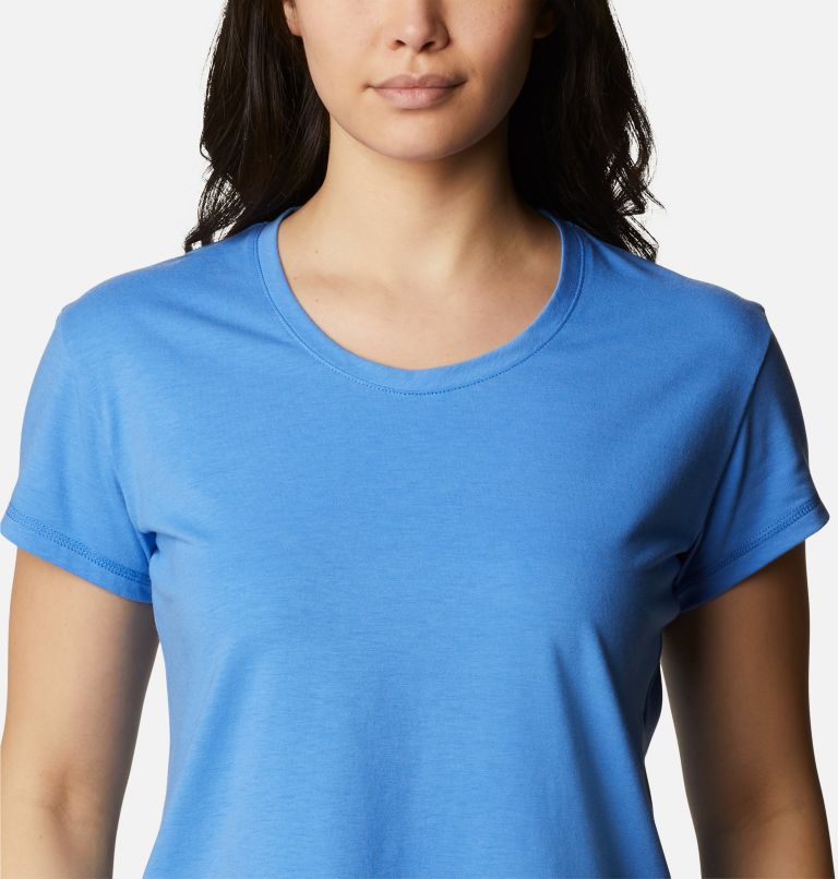Women's Sun Trek T-Shirt, Color: Harbor Blue, image 4