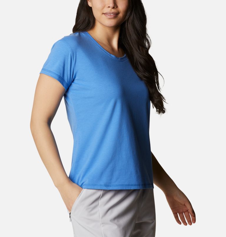 Women's Sun Trek T-Shirt, Color: Harbor Blue, image 5