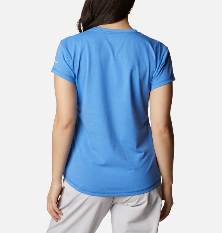 Women's Sun Trek T-Shirt, Color: Harbor Blue, image 2