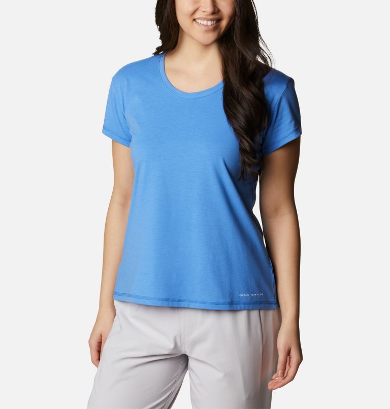 Women's Sun Trek T-Shirt, Color: Harbor Blue, image 1