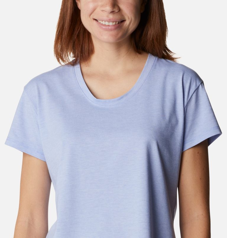T-shirt Sun Trek pour femme, Color: Serenity Heather, image 4