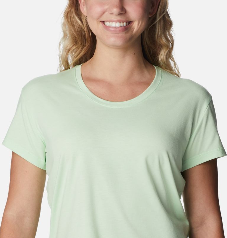 Women’s Sun Trek Technical T-Shirt, Color: Key West Heather, image 4