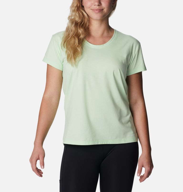 Women’s Sun Trek Technical T-Shirt, Color: Key West Heather, image 5