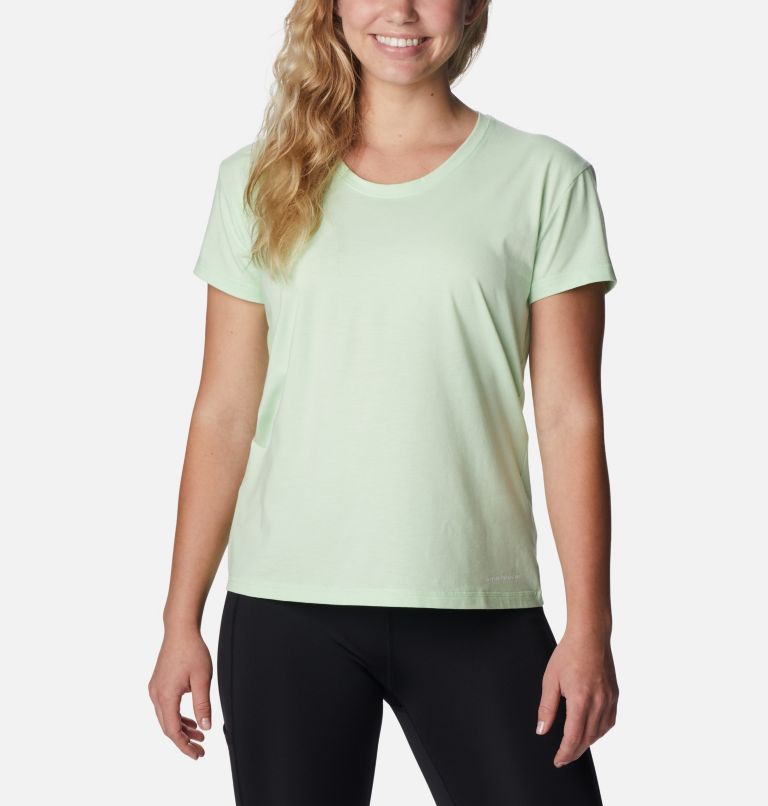 Women’s Sun Trek Technical T-Shirt, Color: Key West Heather, image 1